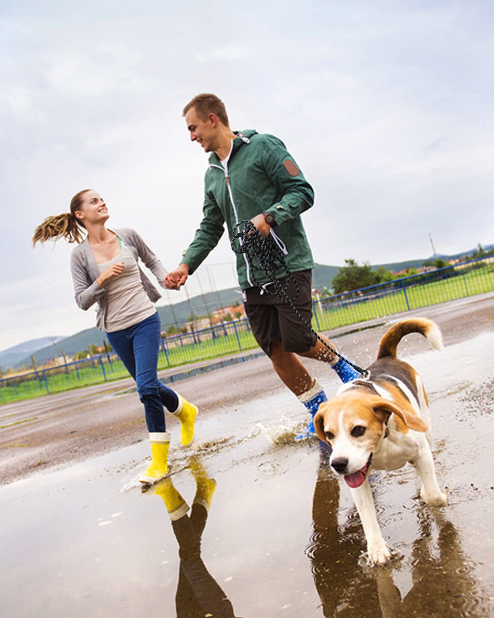 Long Dog Leash, Reflective, Heavy Duty Leash
