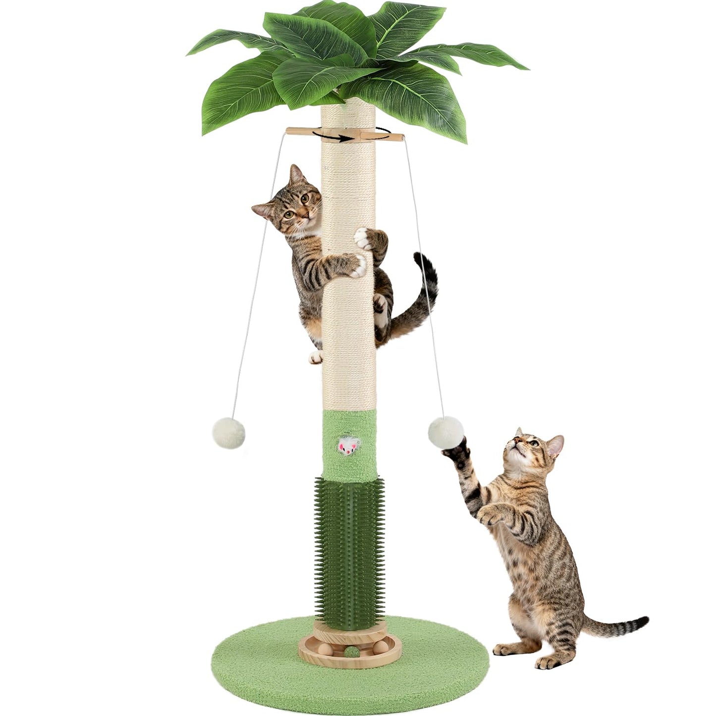 COUNER Cat Scratching Post,37.5'' Tall Sisal Cat Tree Scratching Post