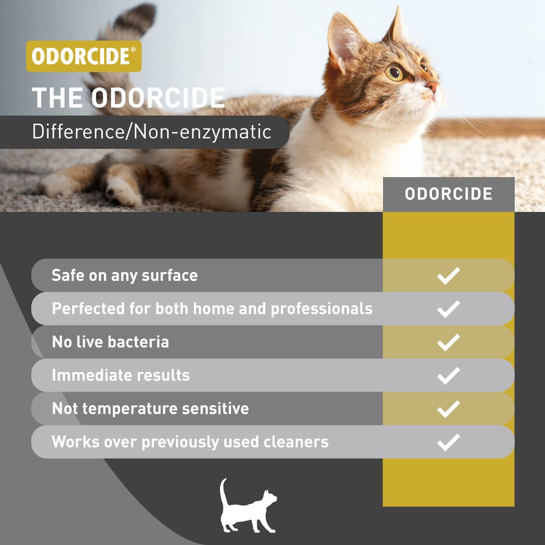 Odorcide Cat Attack Concentrate Cat Urine Remover for Carpet Box