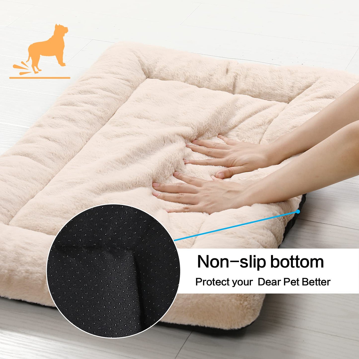 Dog Beds Crate Pad for Small Dogs Ultra Soft Dog Crate Bed Bed