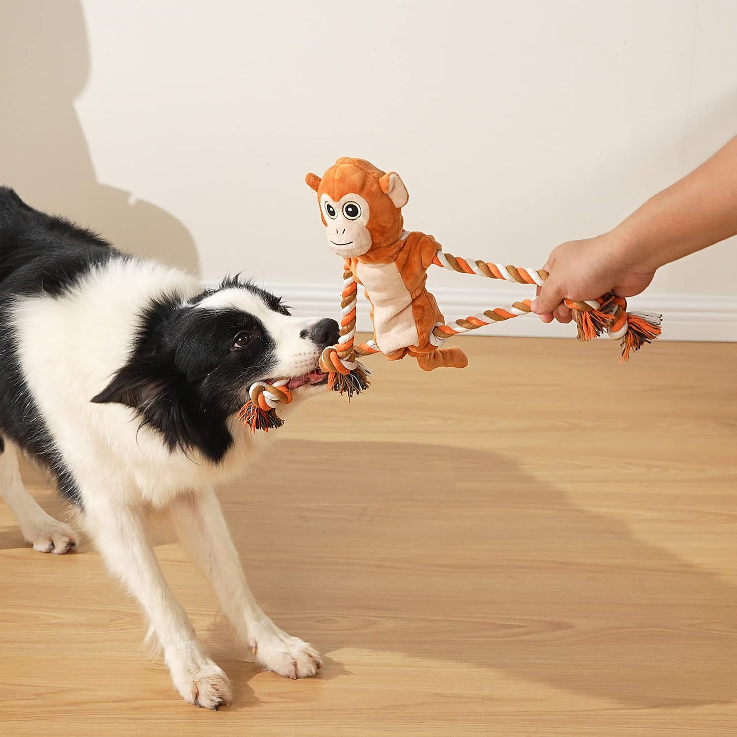 Sedioso Dog Tug Toys, Stuffed Animal Dog Chew Toy, Cute Puppy Plush