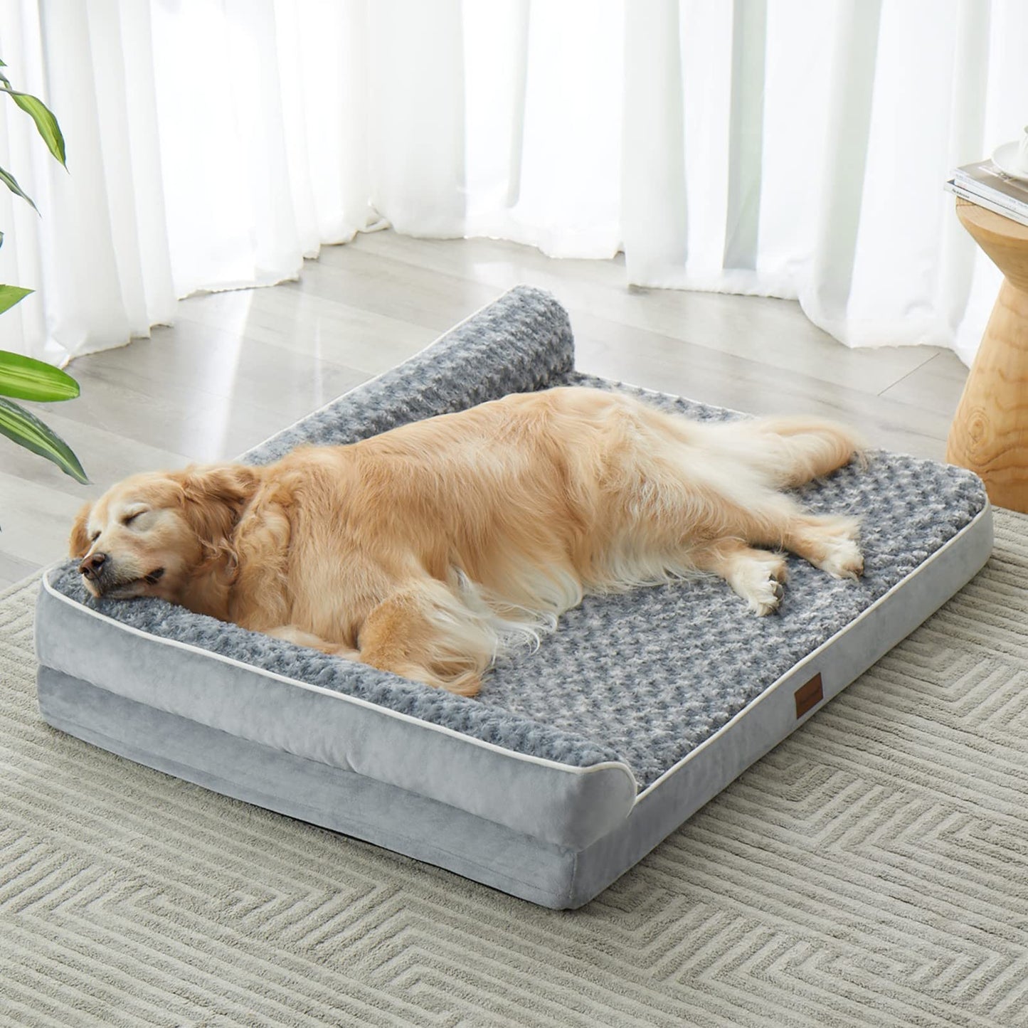 BFPETHOME Orthopedic Dog Beds for Large Dogs-Waterproof Sofa Dog Bed