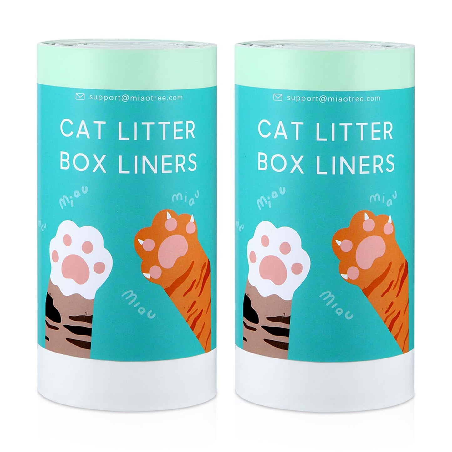 20 Count Jumbo Cat litter Box Liners, 46" x 19" Extra Large Heavy Tray