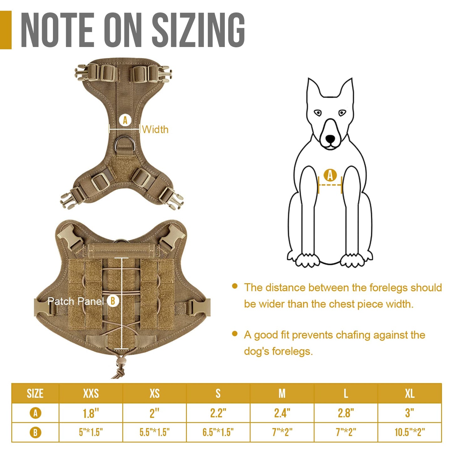 OneTigris Dog Harness,Tactical Dog Harness with Handle,No-Pull Hook