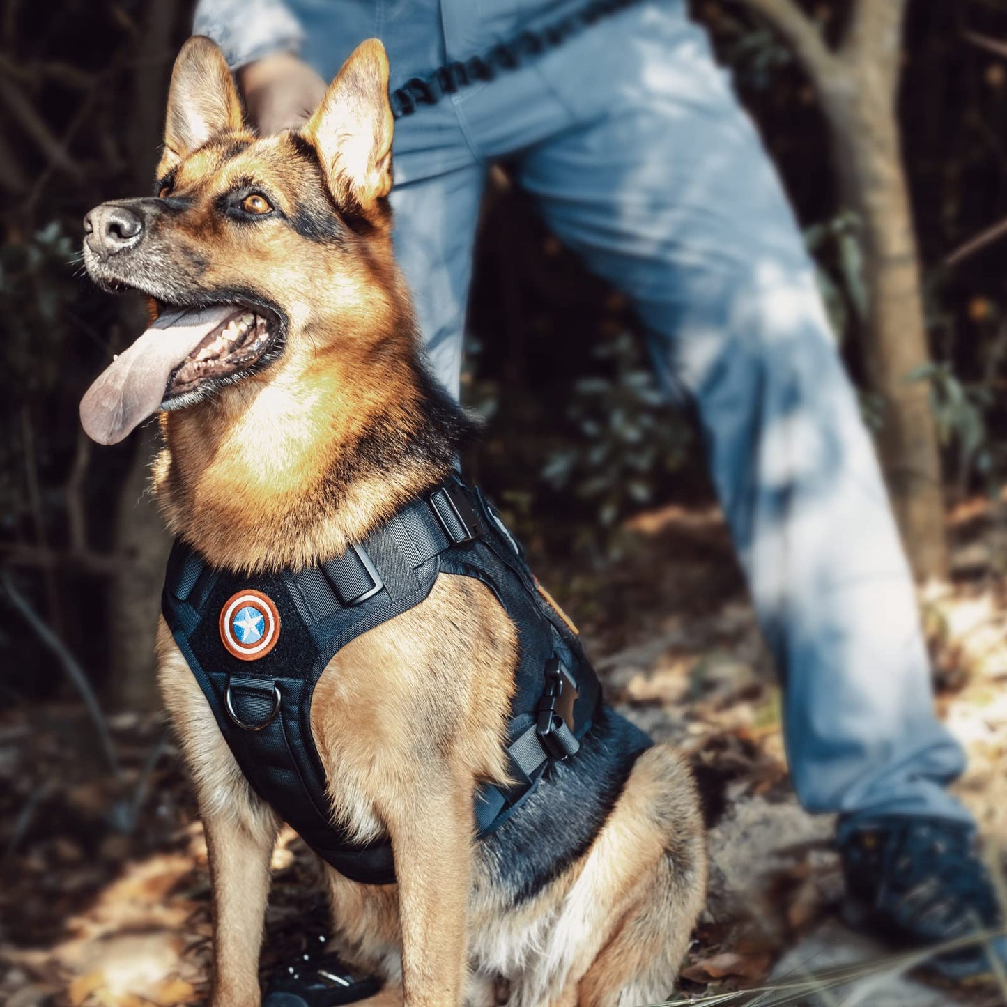 OneTigris Tactical Dog Harness Vest with Handle,Dog Harness
