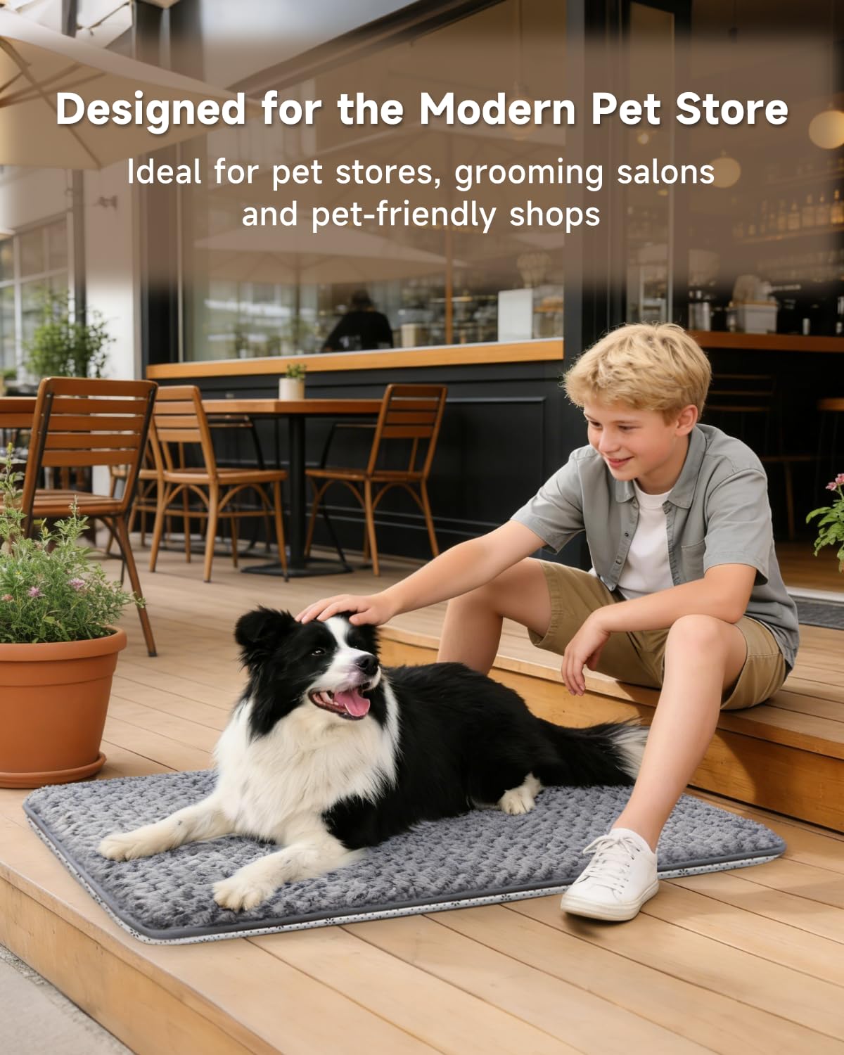 Dog Bed for Crate High Resilience Foam Crate Pad Mat
