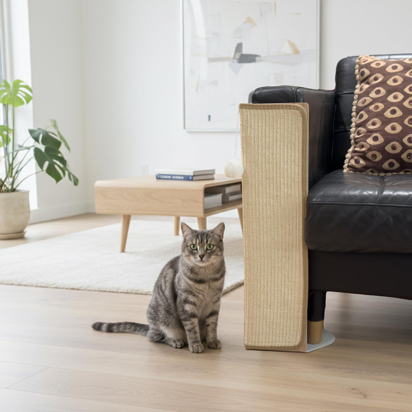 PETKARAY Under-Furniture Cat Scratcher, 23.6'' Sisal Furniture