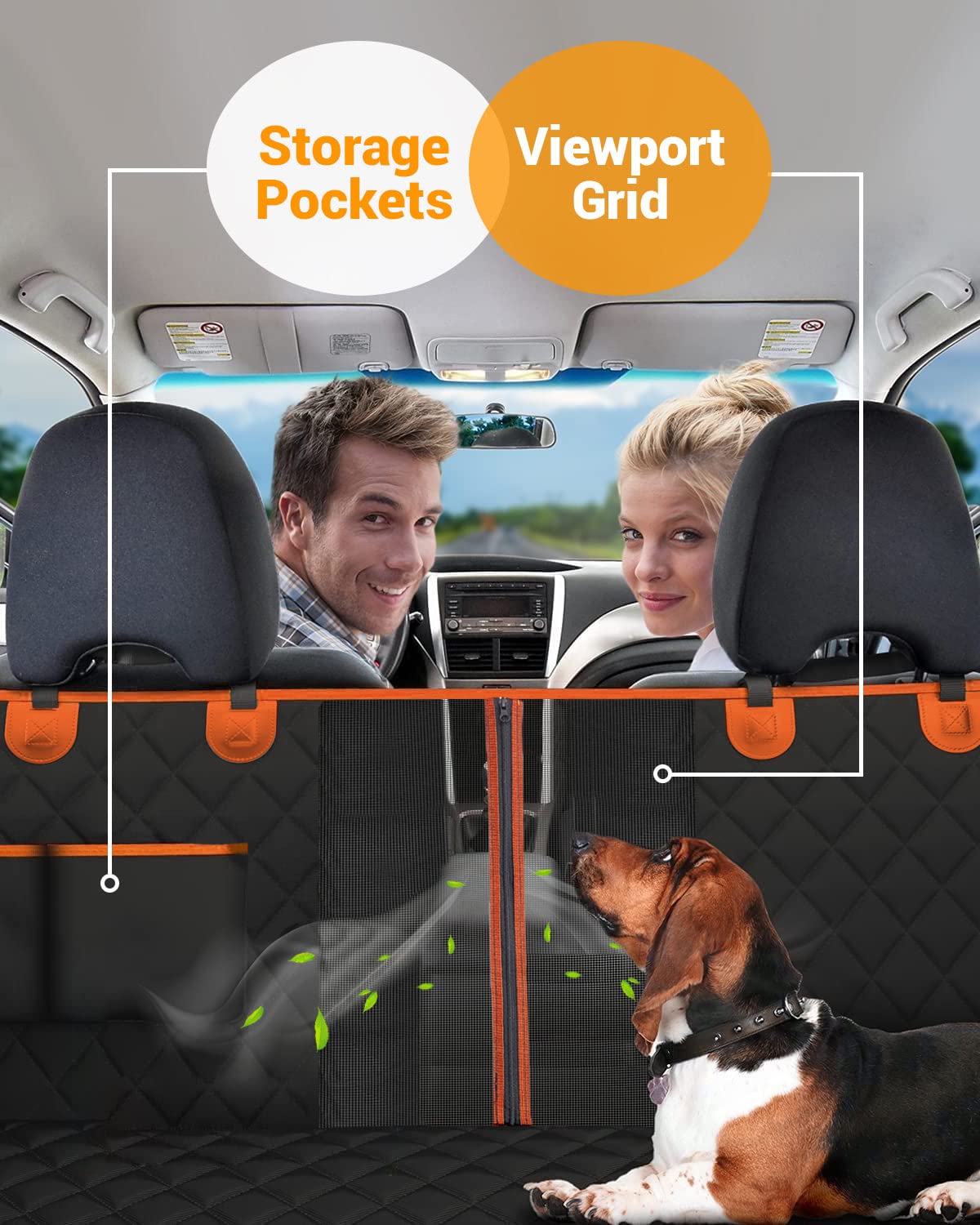 Victoper Dog Car Seat Cover, Heavy Durable Dog Seat Cover for Seat