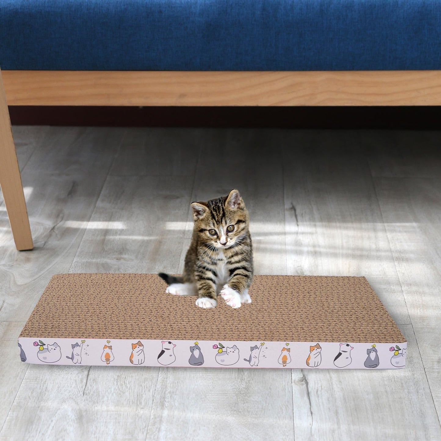 5 Packs cat Scratcher Toys Reversible Scratching Post Board for Pad