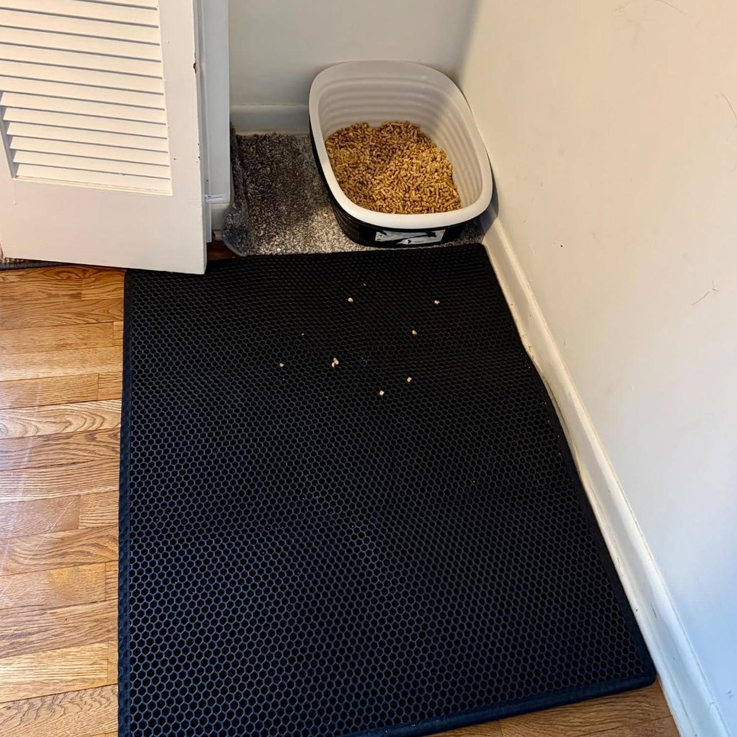 Waretary Cat Litter Box Mat: x 30" Waterproof Kitty Cat Litter