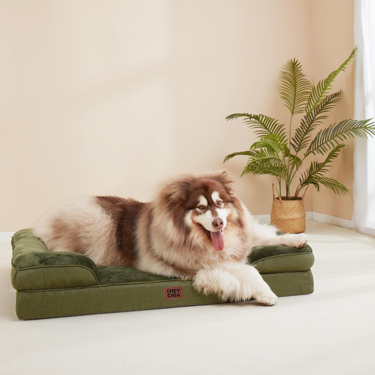 EHEYCIGA Orthopedic XXL Dog Bed for Extra Large Dogs, Waterproof Bed