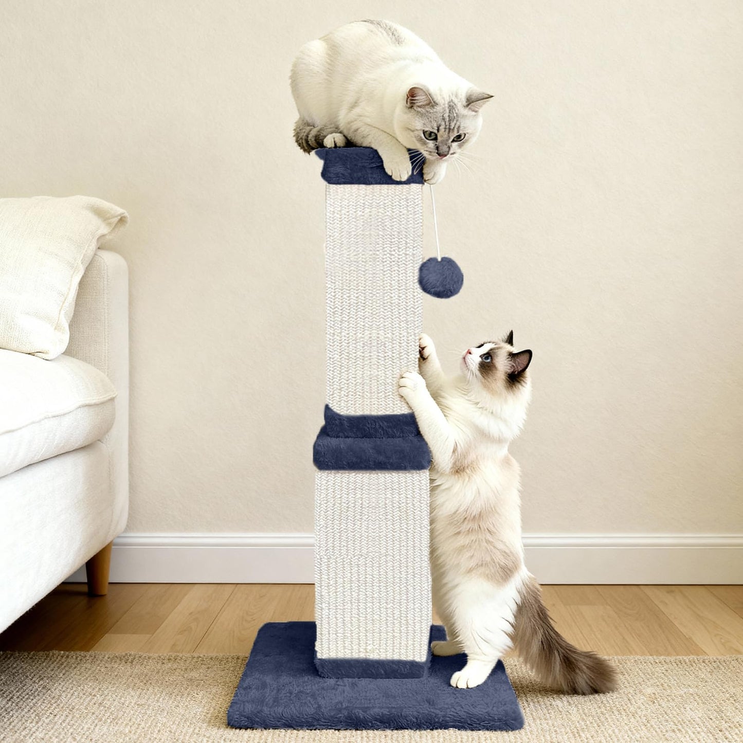 AGYM Cat Scratching Post for Large Cats, Cat Scratcher for Scratcher