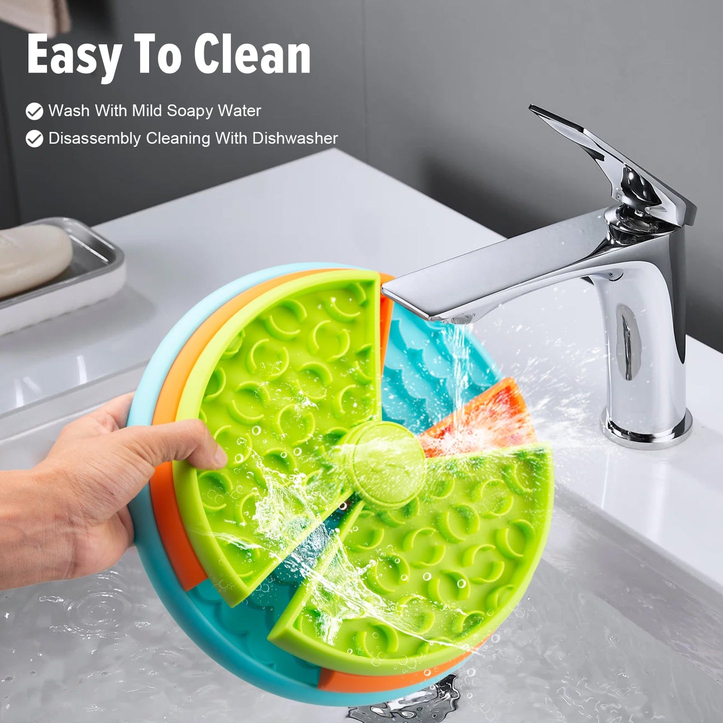 Slow Feeder Dog Bowl 3 Layers, Reduces Boredom and Anxiety, Food Game