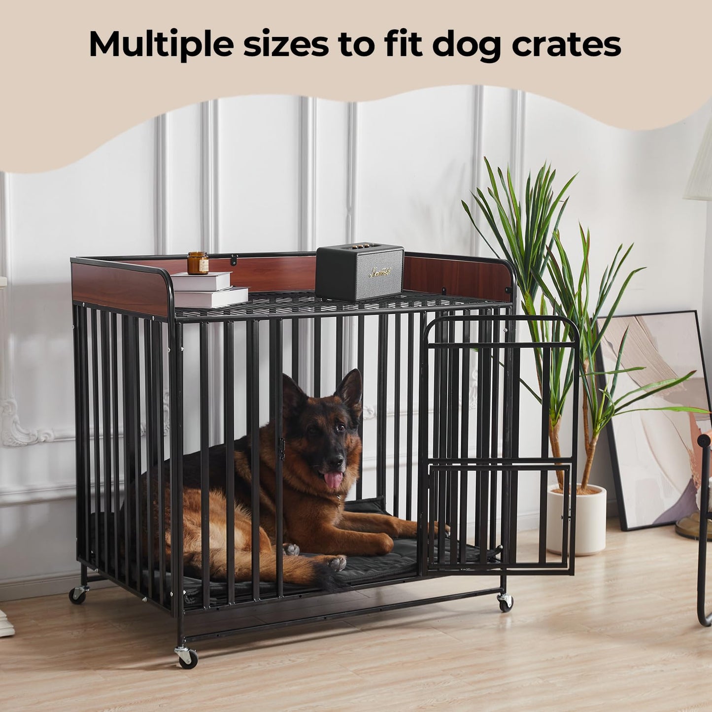 Couzssyhi Chew Proof Dog Crate Pad Indestructible Durable Dog Bed
