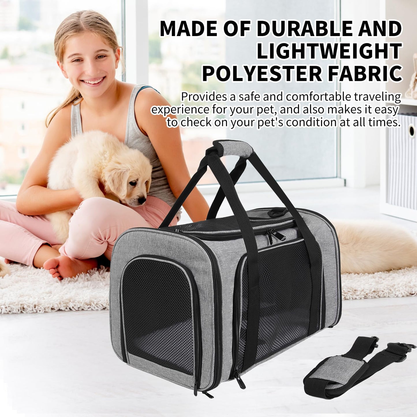 Yipincover Carriers Soft-Sided Pet Carrier Case Carriers
