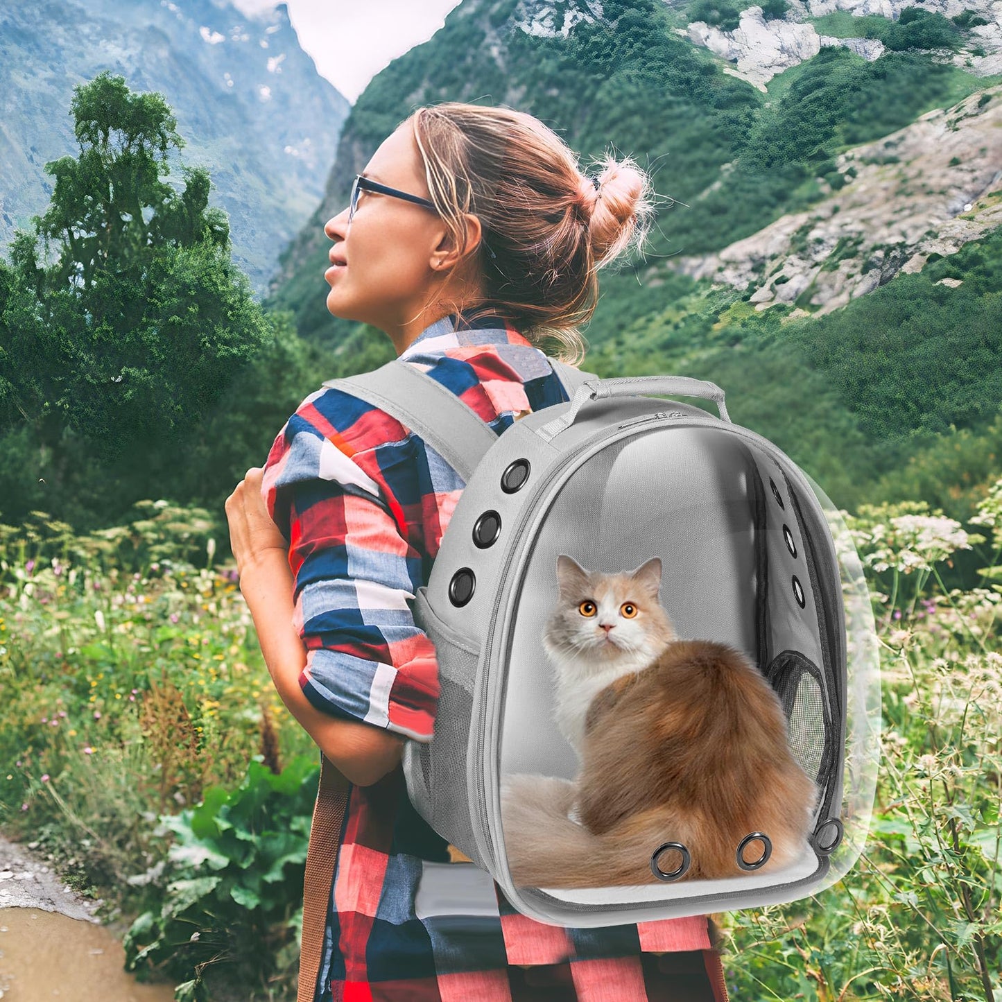 Cat Carrier Backpack, Pet Carrier Backpack Front Pack Bag