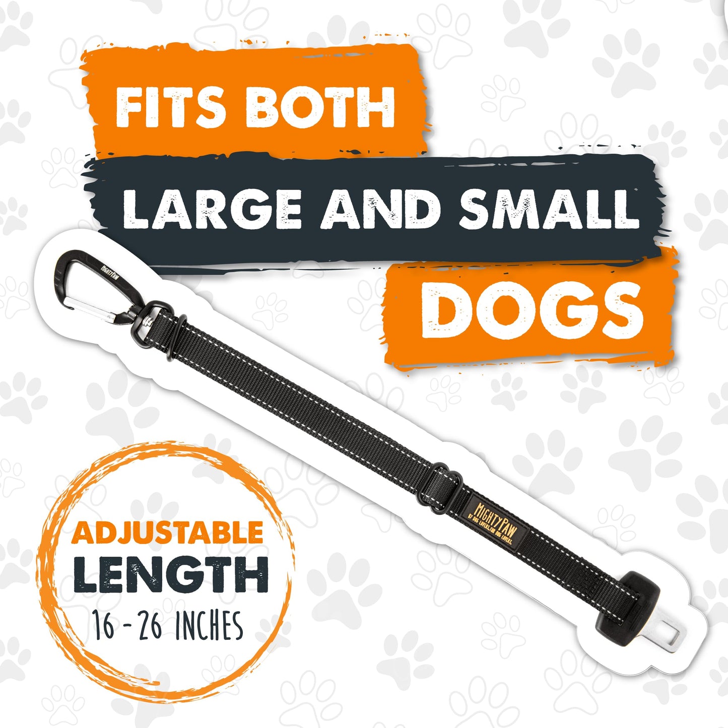 Mighty Paw Dog Seat Belt for Car Safe Distraction Free Driving Seat