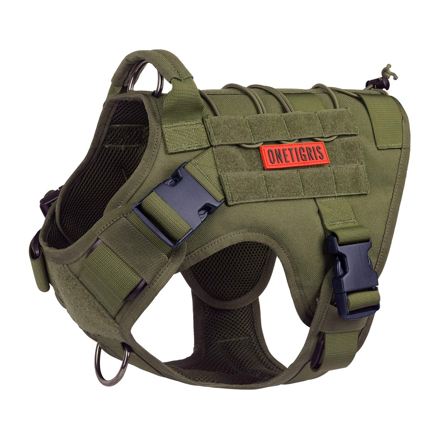 Tactical Dog Harness, Full Body Dog Harness with Handle Heavy Harness