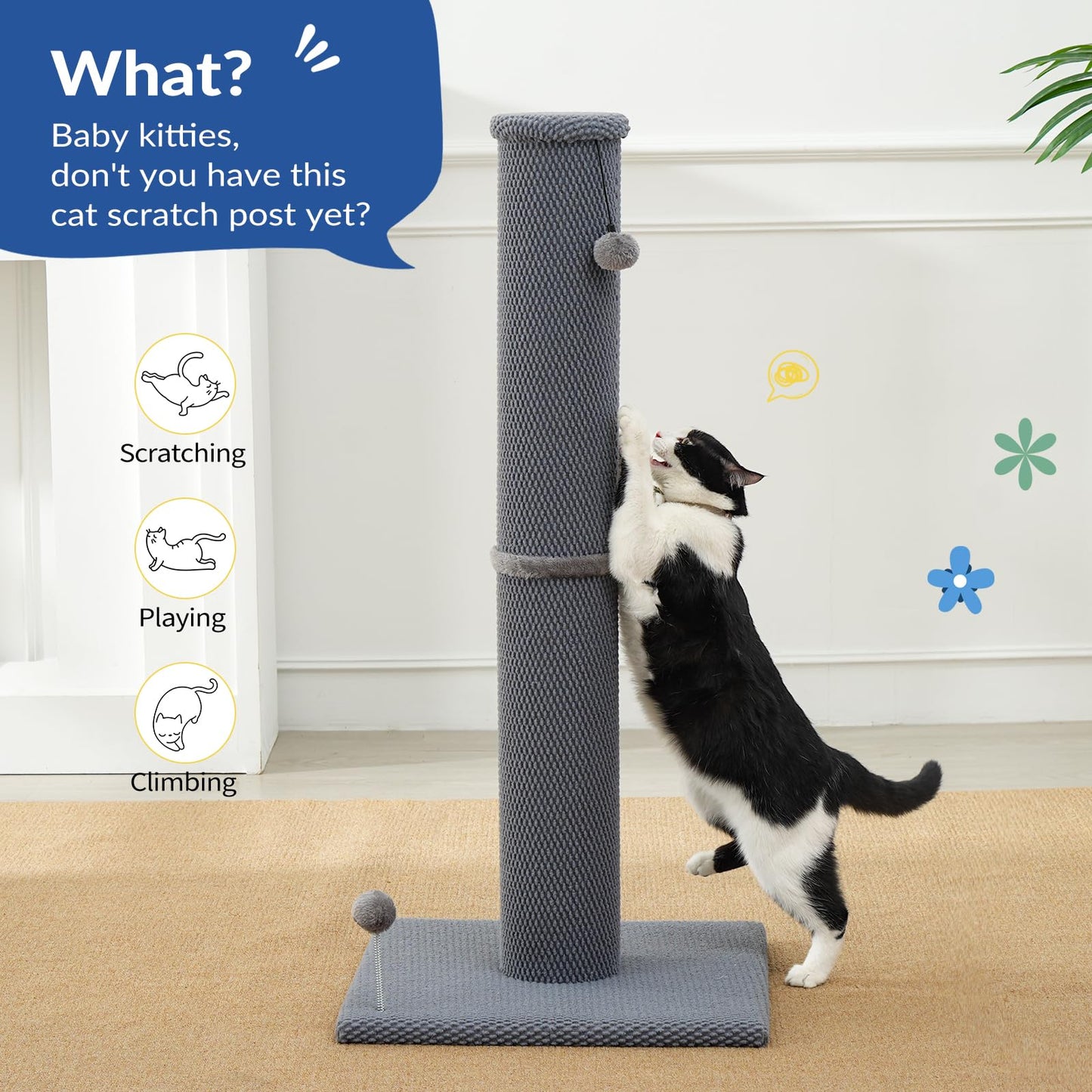 Cat Craft Cat Scratching Post Large Reticulate Carpet Scratching Post