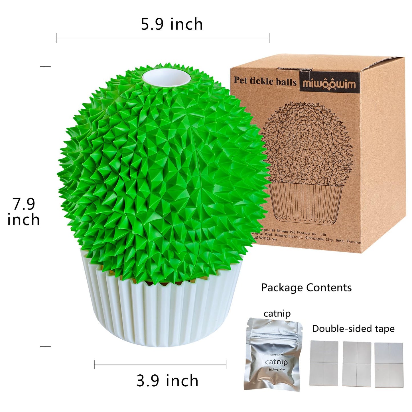Miwoowim Catnip Feeder Cat Face Scratcher Wall Corner Scratcher