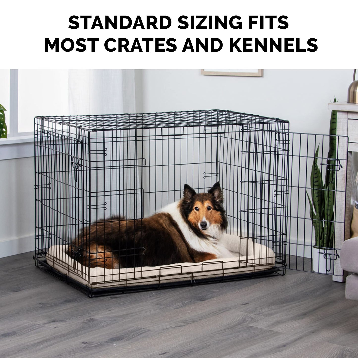 Furhaven Dog Bed for Large Dogs, Washable, Sized to Fit Crates Bed