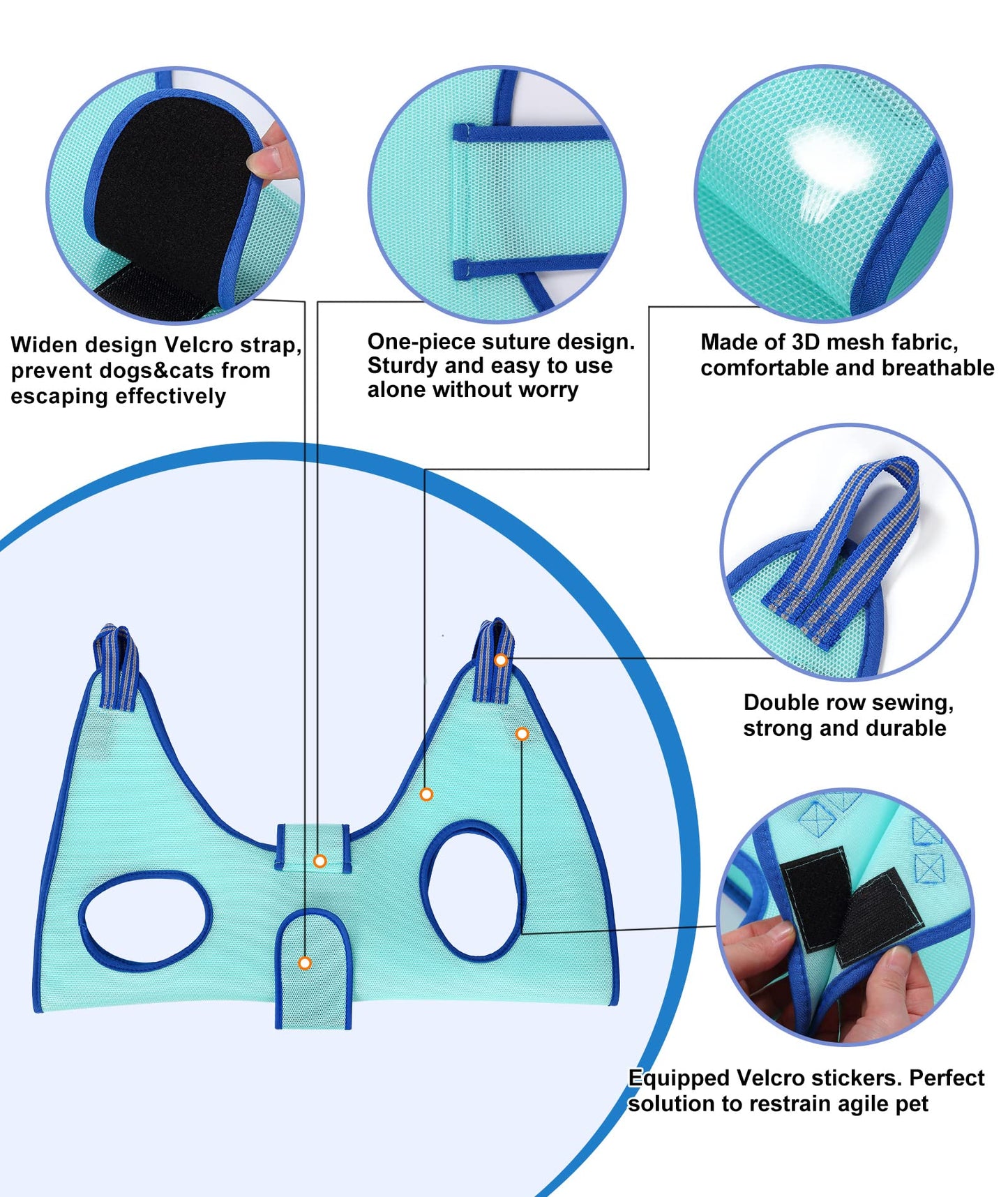 Kkiimatt Dog Grooming Hammock, XXS Dog Hanging Harness Holder for Nail