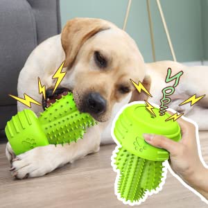 Pamlulu Dog Chew Toys Teeth Cleaning Brush Dental Chew