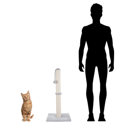 Dimaka 29" Height Tall Cat Scratching Post, Claw Scratcher Scratcher
