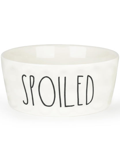WoofinPets Ceramic Dog Bowl 8'' Non-Slip Feeder