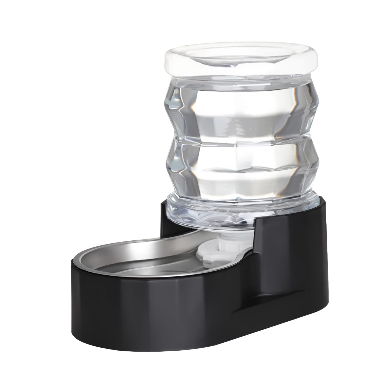 RIZZARI Dog Food Water Dispenser: Large Stainless Steel Feeder