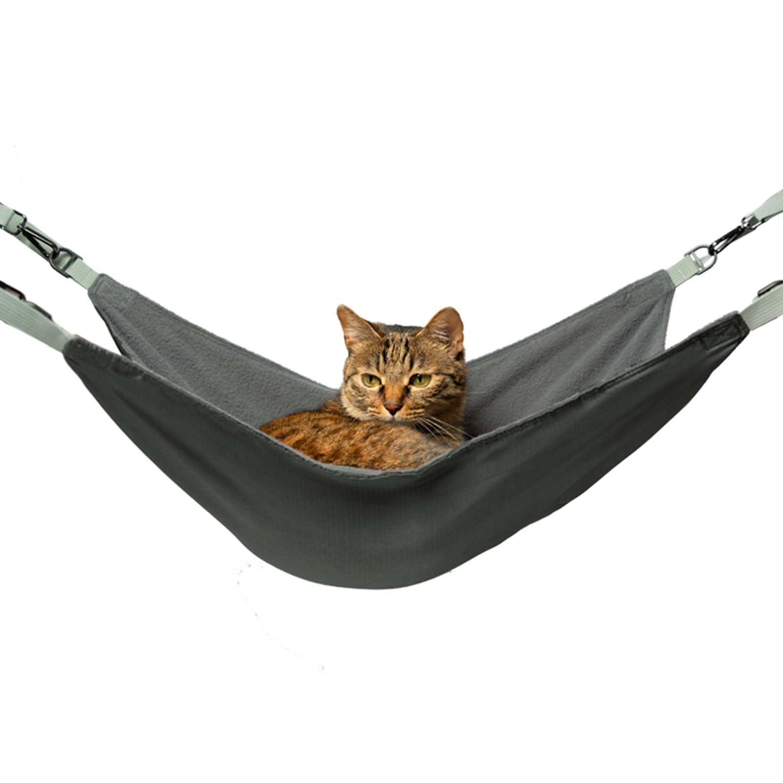 QIPAN Cat Hammock for Cage Hanging Washable Soft Outdoor Mat
