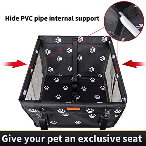 SWIHELP Dog Car Seat Puppy Portable Pet Booster Car Seat with Seat
