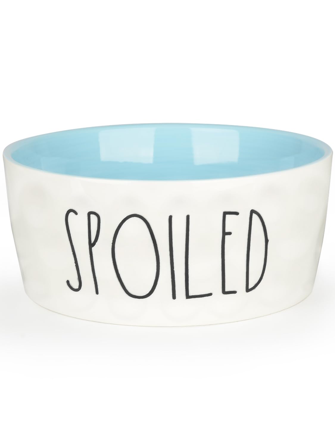 WoofinPets Ceramic Dog Bowl 8'' Extra Large Food Water Dog Bowl, Bowl