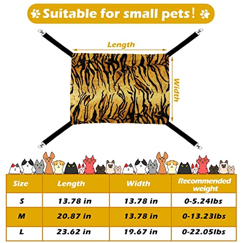 Jetec 2 Pack Cat Hammock for Cage, Catio Accessories Reversible Bed