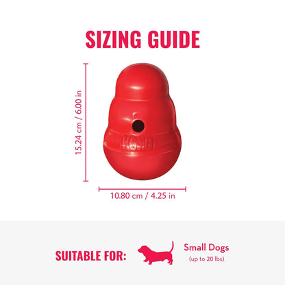 KONG Wobbler Interactive Dog Toy for Treat Dispensing Dog Slow Feeder