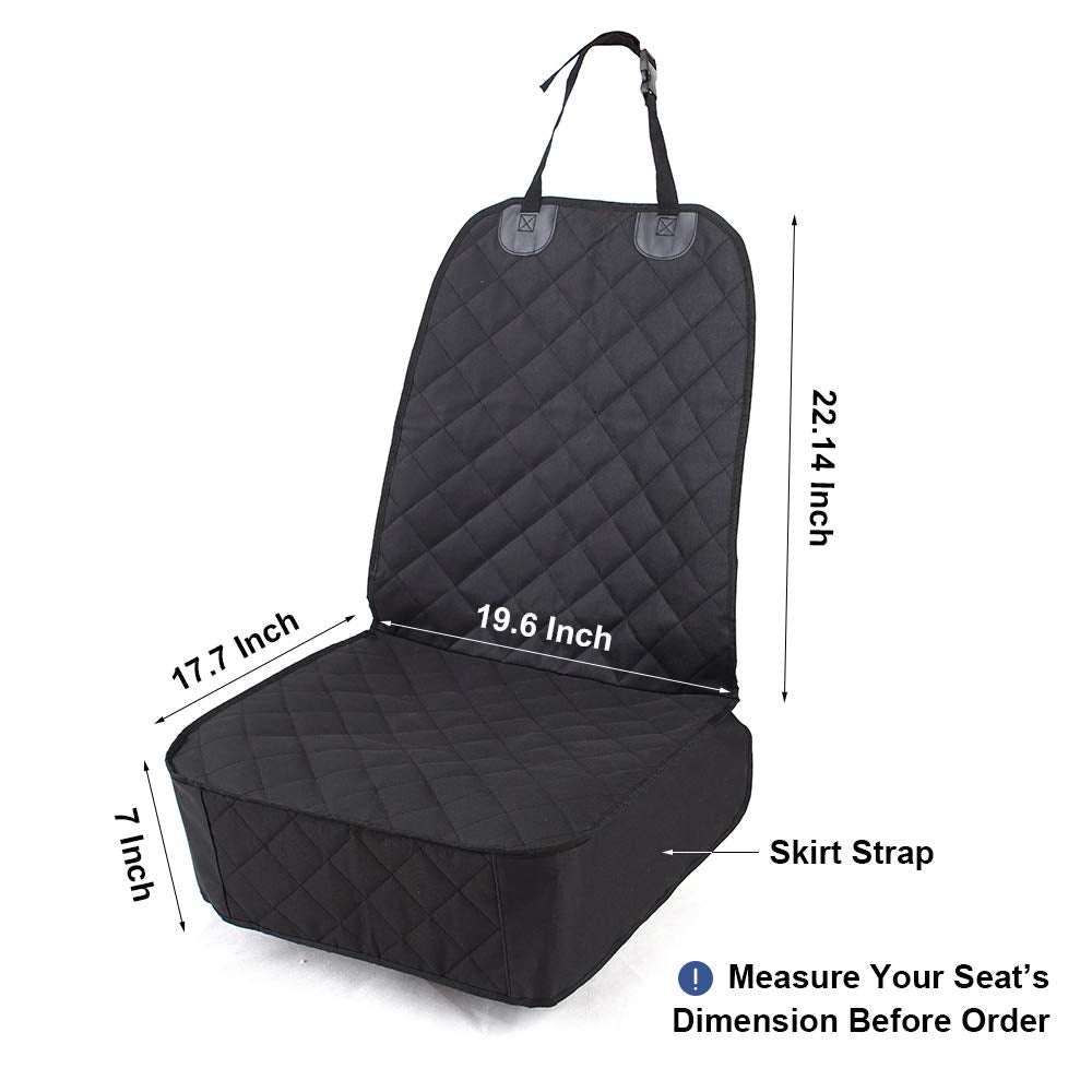 HONEST OUTFITTERS Dog Car Seat Cover, Pet Front Cover for Cars Seat