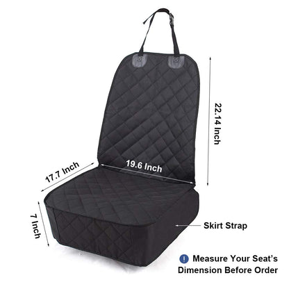 HONEST OUTFITTERS Dog Car Seat Cover, Pet Front Cover for Cars Seat