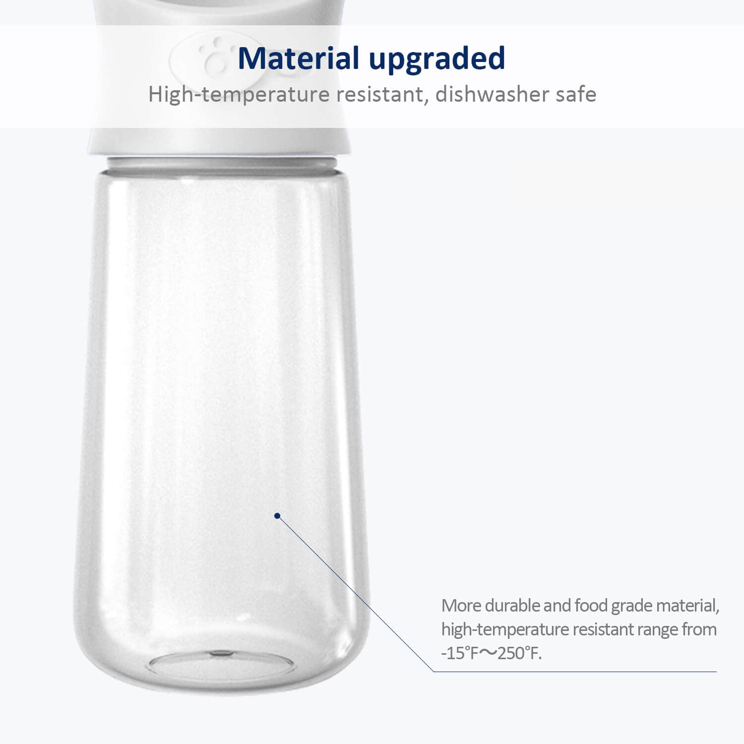 WePet Portable Dog Water Bottle, Leak Proof Puppy Water Dispenser