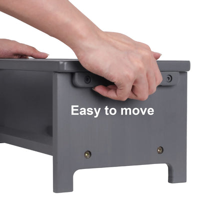 HTB Elevated Dog Bowls, Raised Dog’s Food Stand with 2 Feeder