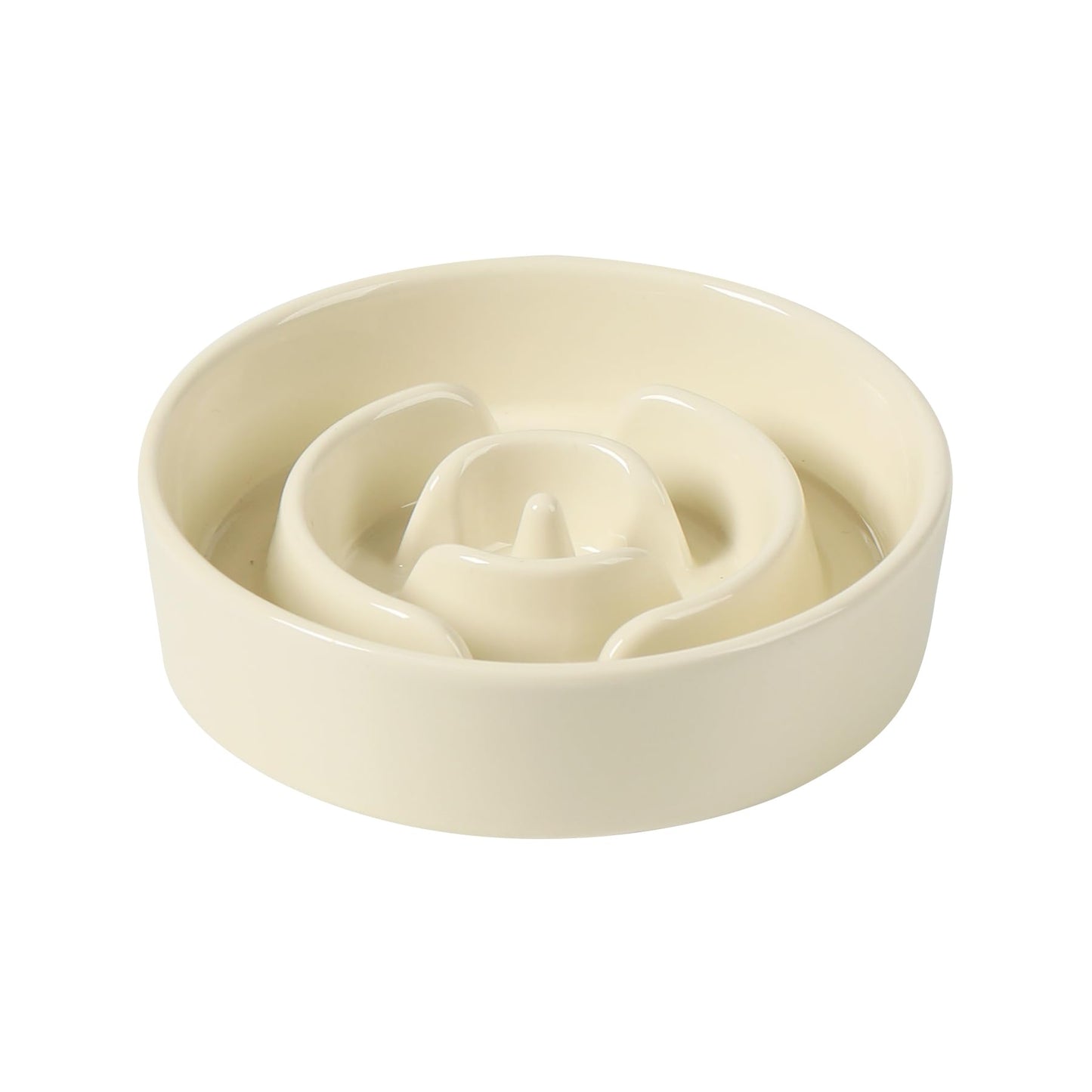 Havniva Ceramic 0.9 Cup Dog Bowl Slow Feeder for Small Dog, Pet Bowl
