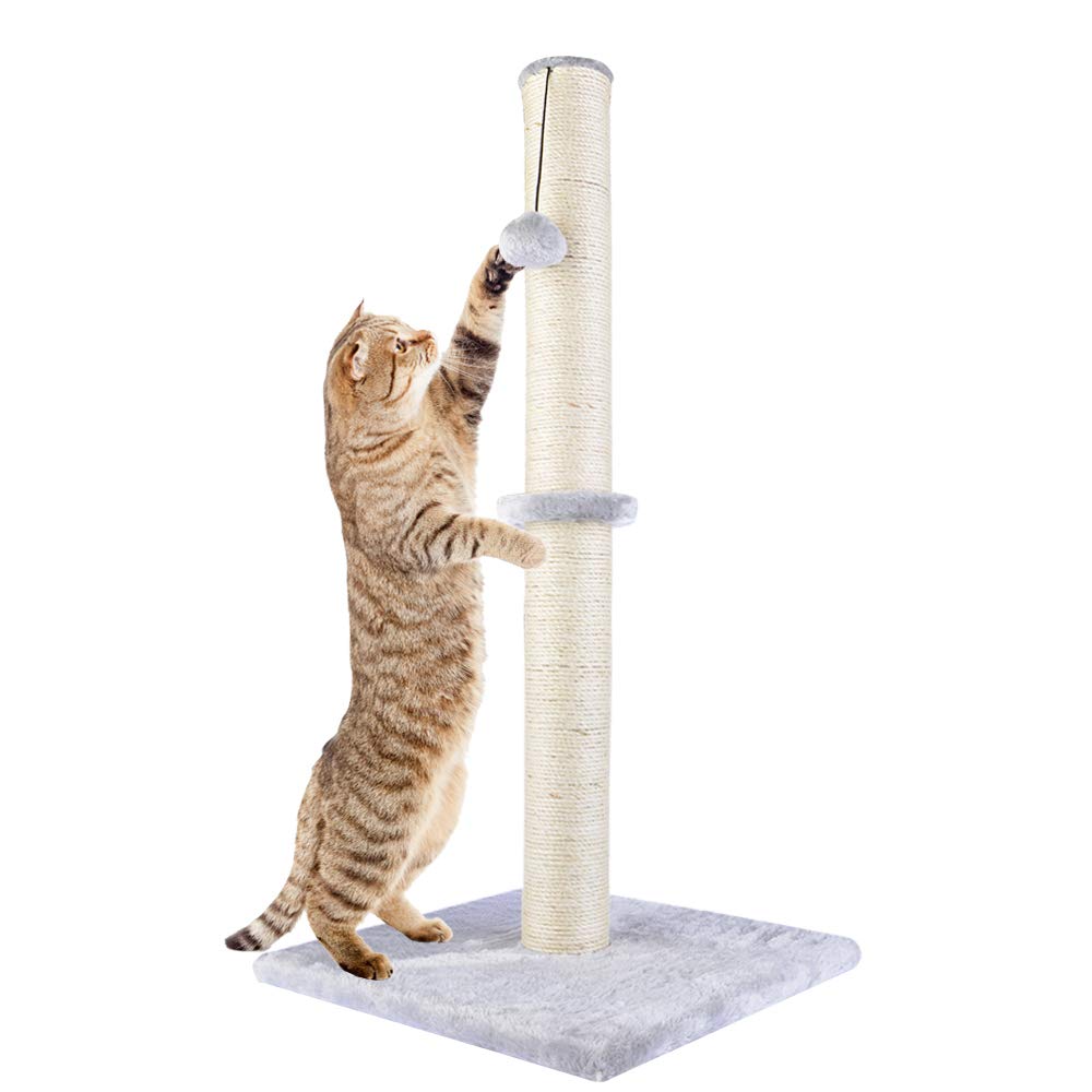 Dimaka 29" Height Tall Cat Scratching Post, Claw Scratcher Scratcher