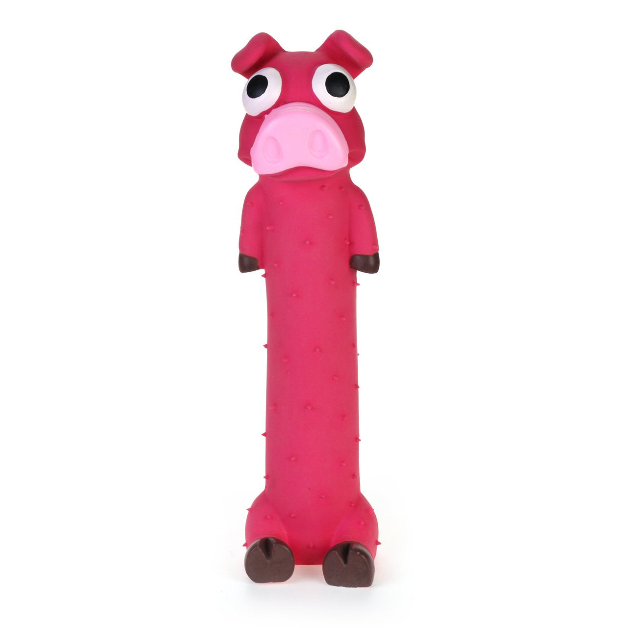 CHIWAVA 3 Pack 9" Squeaky Latex Dog Toys Standing Stick Animal Toys