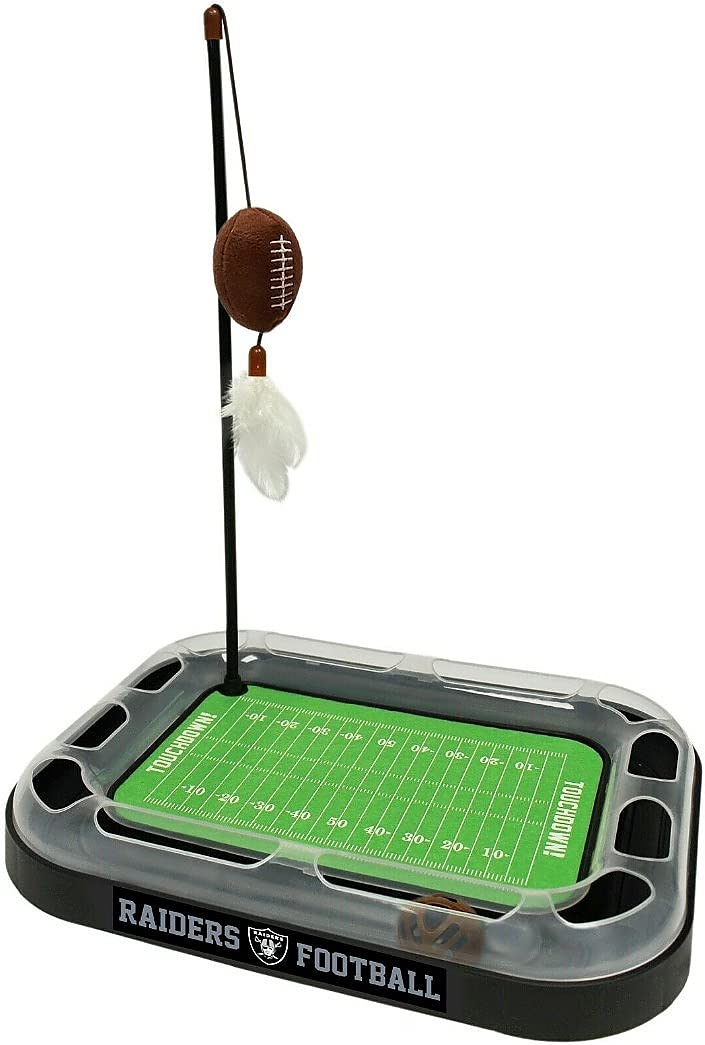 CAT SCRATCHING BOARD NFL LOS VEGAS Raiders Football Field Catnip