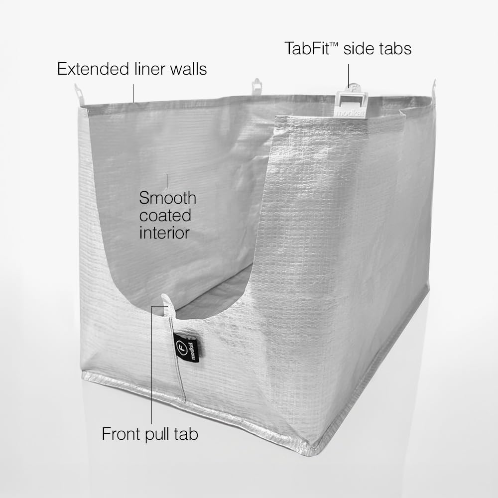 Modkat Cat Litter Box Liners (3-Pack) Liner Type F -Durable, Tear Box