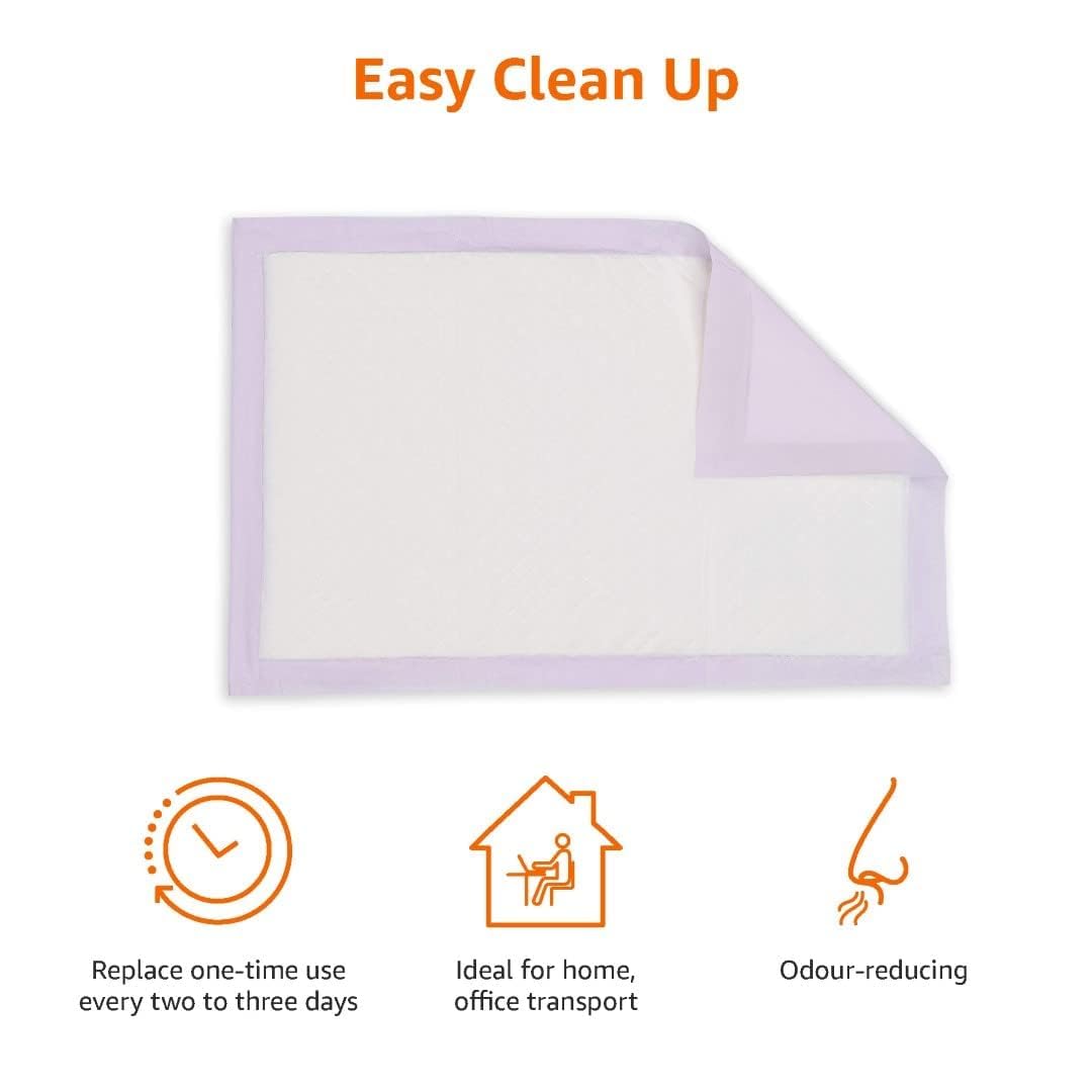 Amazon Basics Cat Litter Pee Pads, Super Absorbent, Odor Control Box