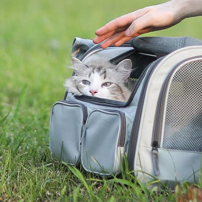 FUKUMARU Cat Carrier, Soft-Sided Small Dog Carrier, Large Cat Bag