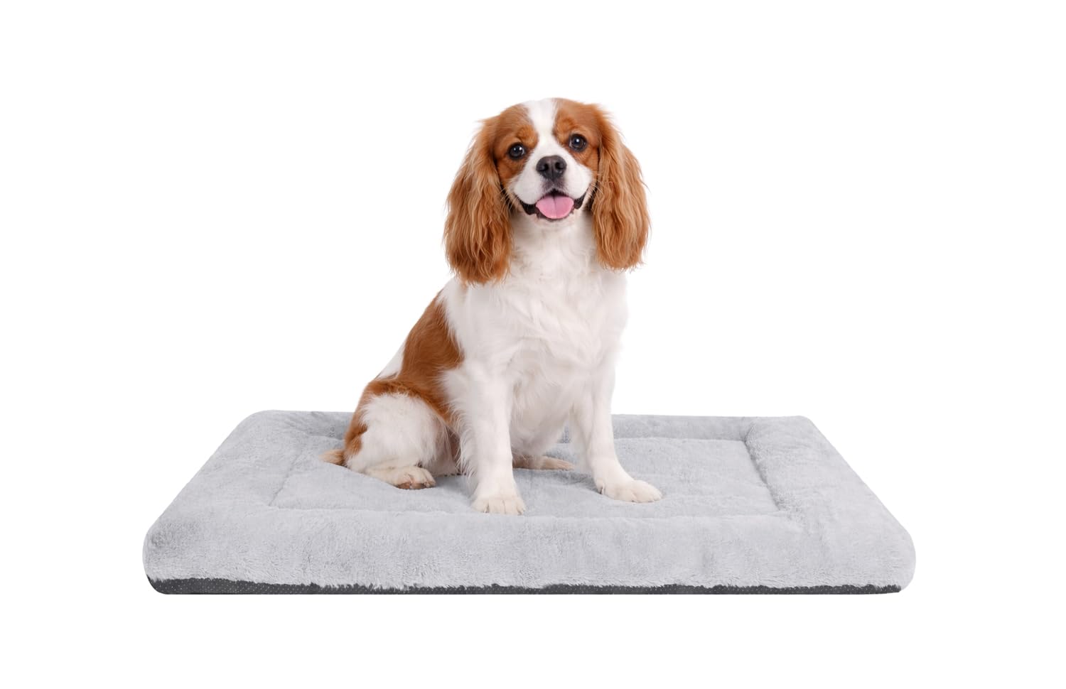 ZENGAOOU Dog Crate Bed Washable, Plush Anti-Slip Kennel Pad Bed