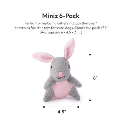 ZippyPaws Burrow Replacement Miniz Interactive Dog Puppy Toys