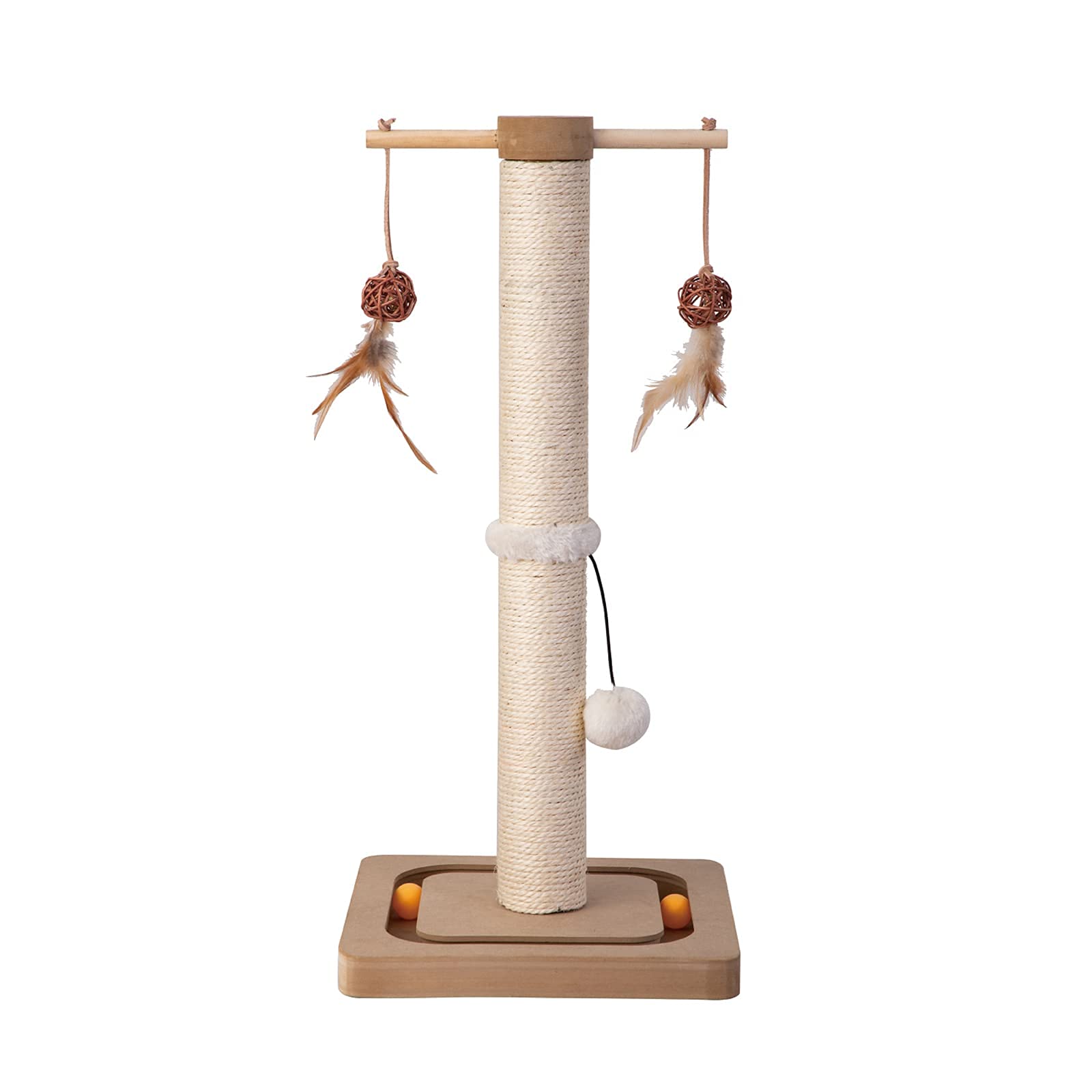 PEEKAB Cat Scratching Post Sisal Scratch Posts for Indoor Posts
