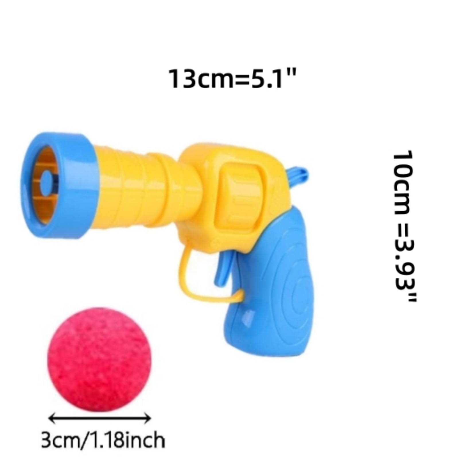 3MNSCD 100pcs Cat Toy Ball Launcher Set Fun Colorful Plush Self Set
